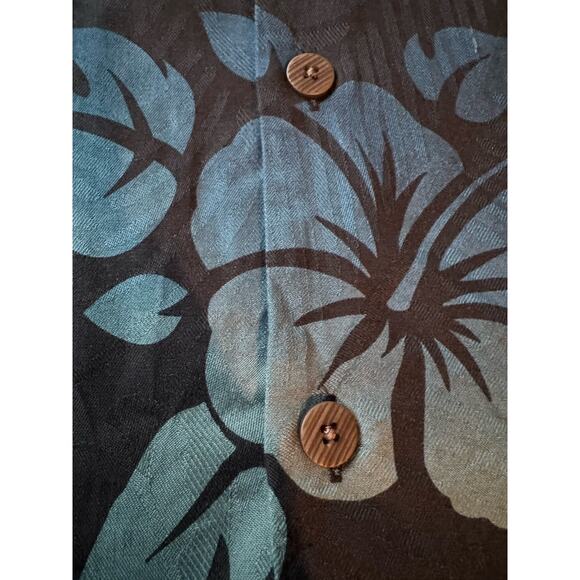 Tommy Bahama 100% Silk Tropical Short Sleeves Button Down XLX / TGT - Picture 10 of 16